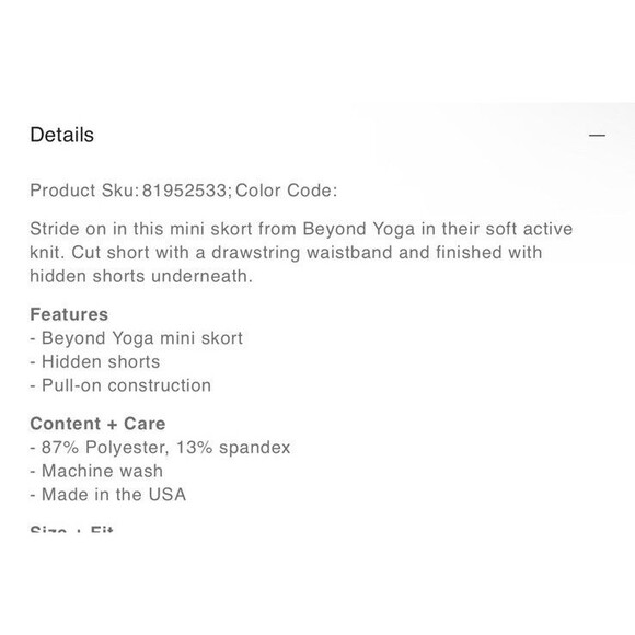 BEYOND YOGA In Stride Lined Skirt Electric Peach Athletic Tennis Running,M - Picture 4 of 16